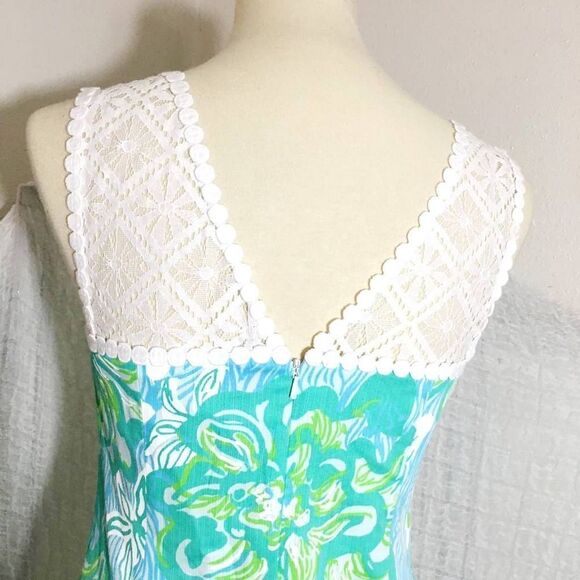 Lilly Pulitzer Sofia Lace Shift Dress Size 2 - Picture 6 of 7